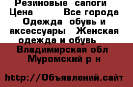 Резиновые  сапоги › Цена ­ 600 - Все города Одежда, обувь и аксессуары » Женская одежда и обувь   . Владимирская обл.,Муромский р-н